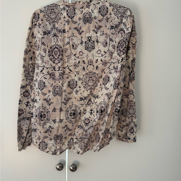 Rebecca Taylor Floral Blouse Size 10 in excellent condition - Picture 4 of 5